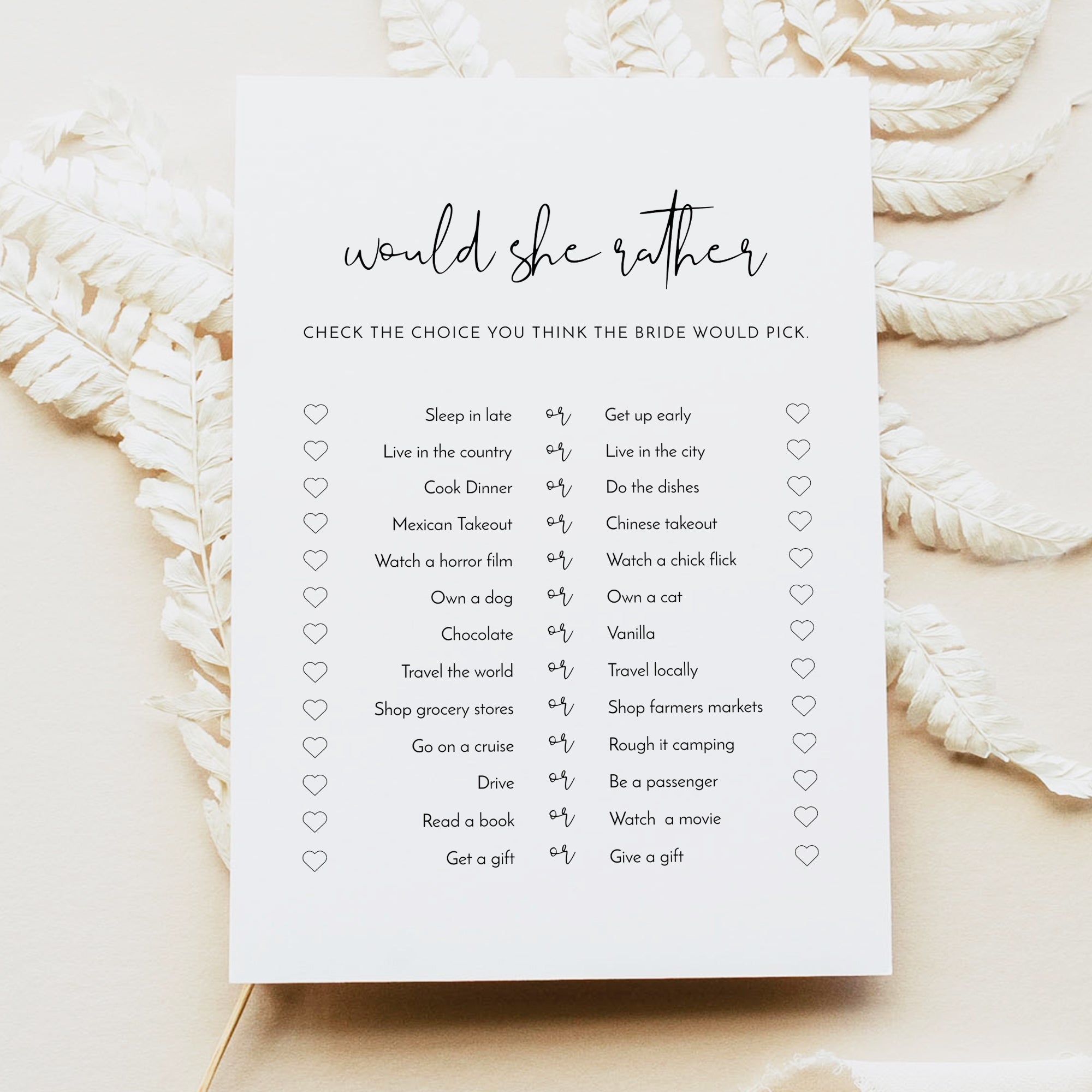 ADELLA Bridal Shower Would She Rather Game | Modern Minimalist Printed or Instant Download – Unmeasured Events adella-bridal-shower-would-she-rather-game-modern-minimalist-printed-or-instant-download-unmeasured-events