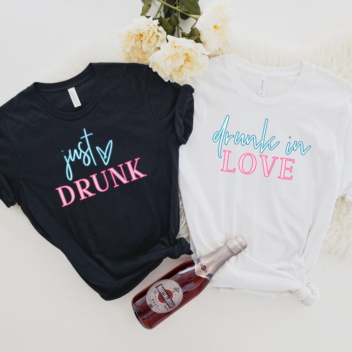 LOLA Drunk In Love Bachelorette T Shirts
