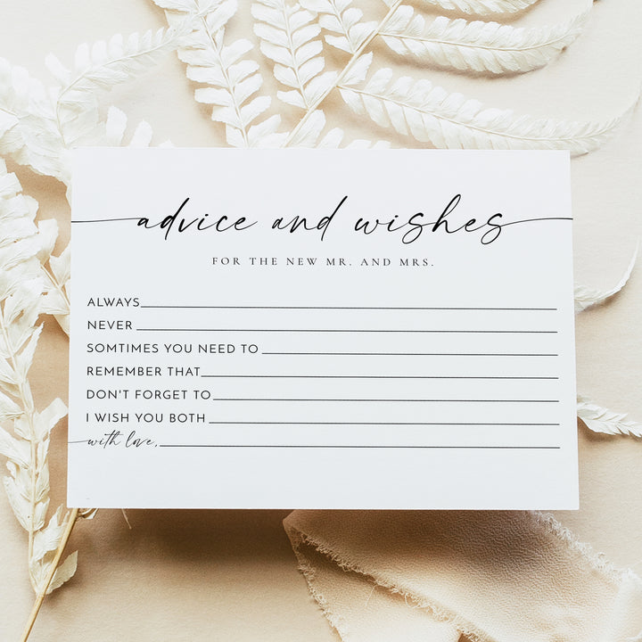 BLAIR Newlywed Advice and Wishes Card