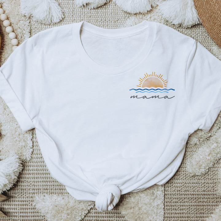 OCEANSIDE Beach Sunset Mama Shirt