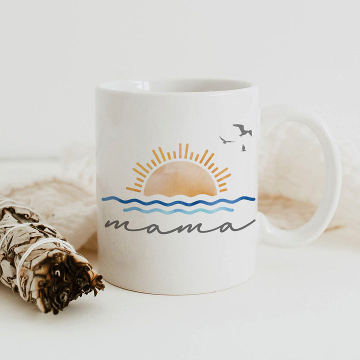 OCEANSIDE Ocean Sunset Mama Mug