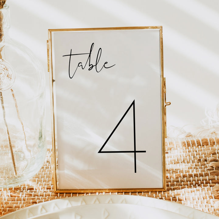 ADELLA Table Numbers