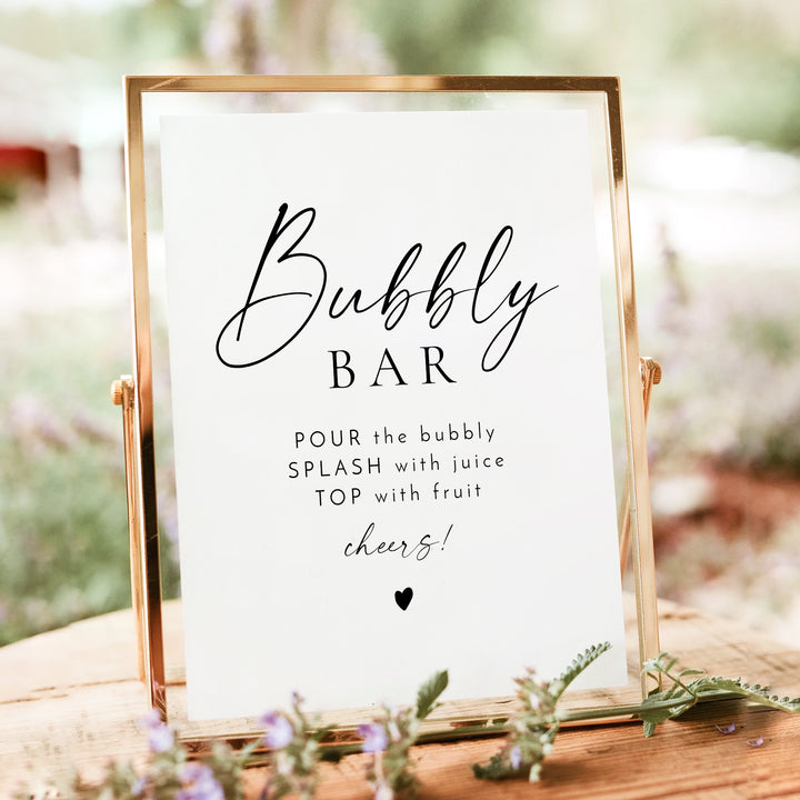 BLAIR Bubbly Bar Sign & Tags Set
