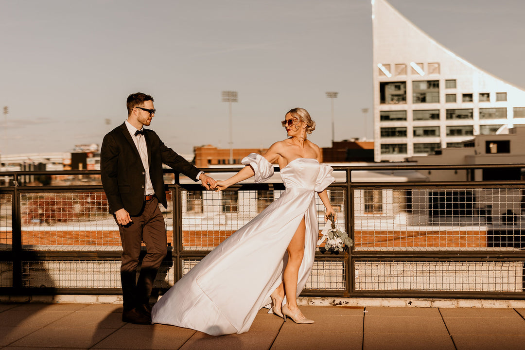 Louisville Content Day- Styled Shoot Part #1- Stunning Rooftop Couple