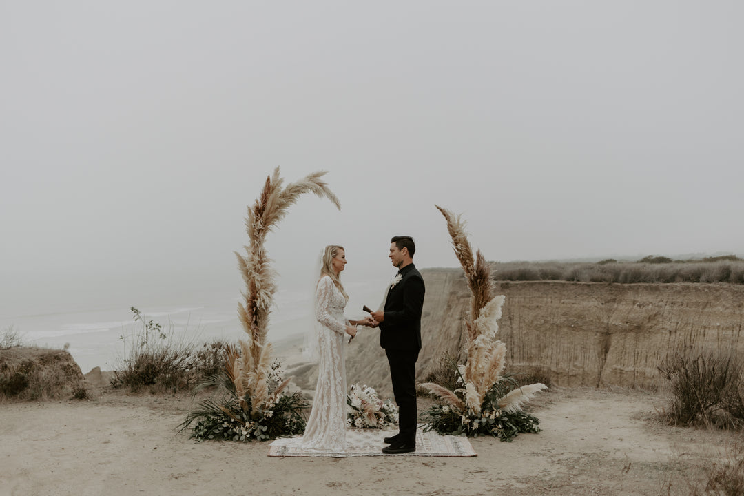 Meggan and Mauricio's San Onofre State Beach Styled Shoot Elopement
