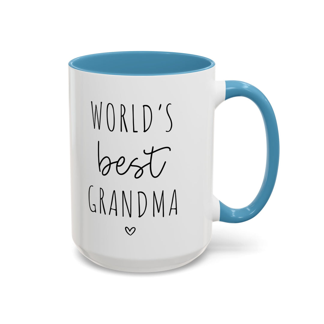 Cute Handwritten World's Best Grandma Coffee Mug