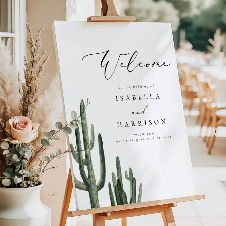 ELEANOR Southwestern Bohemian Wedding Welcome Sign