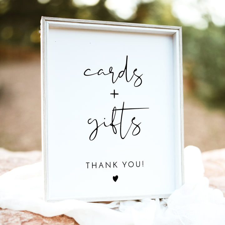 ADELLA Cards and Gifts Sign