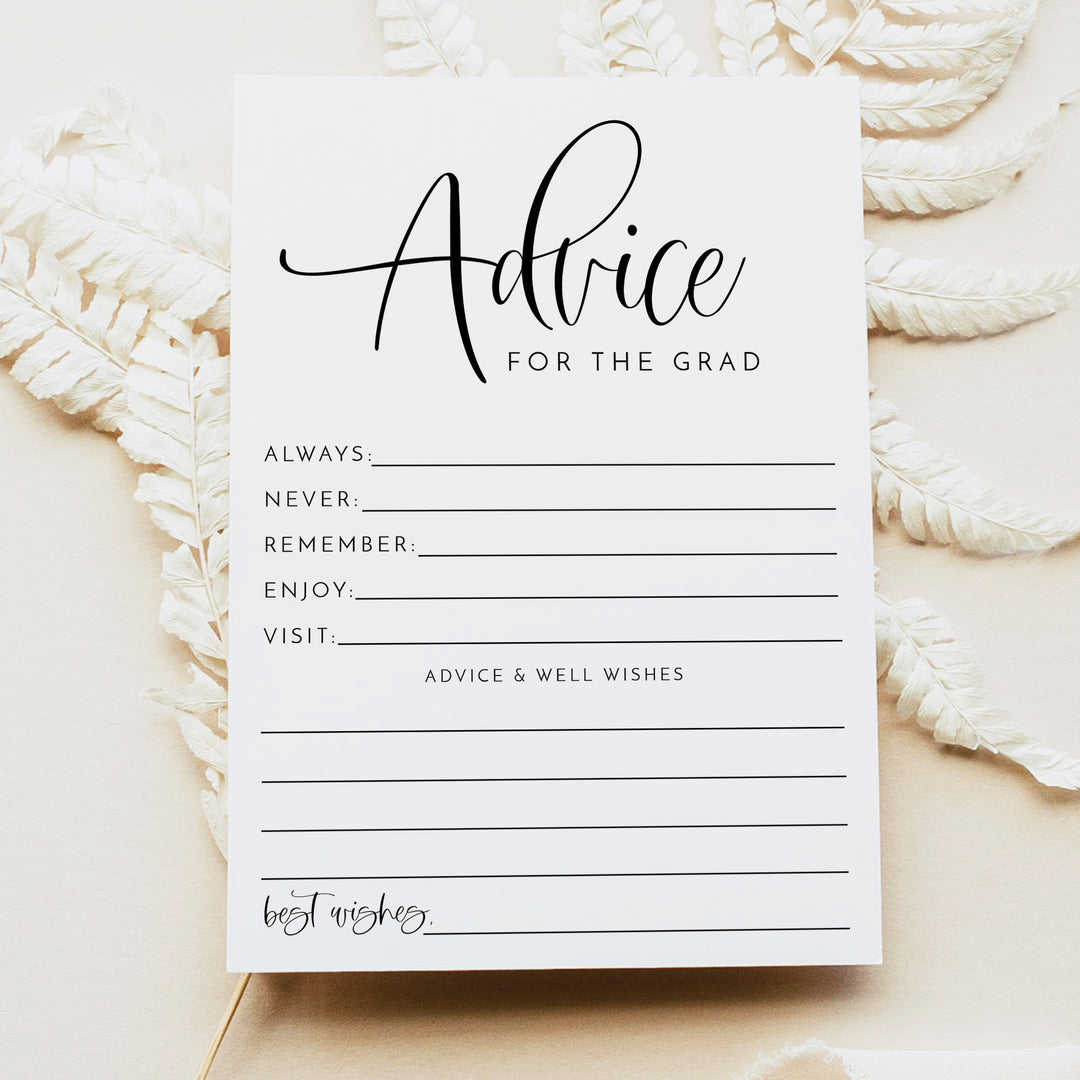 JOLIE Graduation Advice Card Activity Printed & Shipped or Instant Download | Fun Boho Minimalist – Unmeasured Events jolie-graduation-advice-card-activity-printed-shipped-or-instant-download-fun-boho-minimalist-unmeasured-events