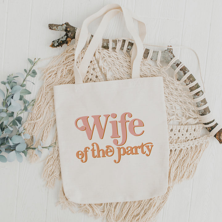 TRIXIE Wife of the Party Canvas Tote Bag