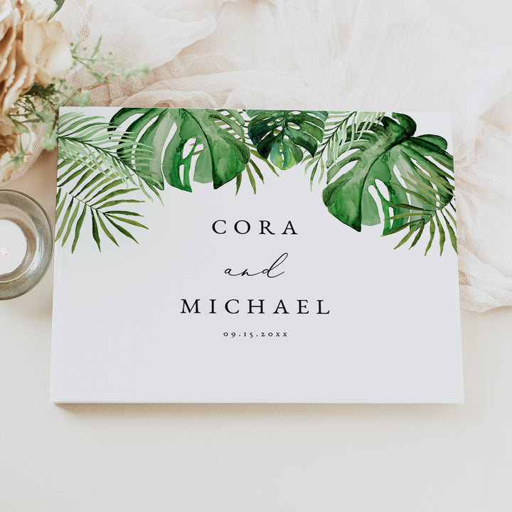 CORA Personalized Hawaii Destination Wedding Guest Book