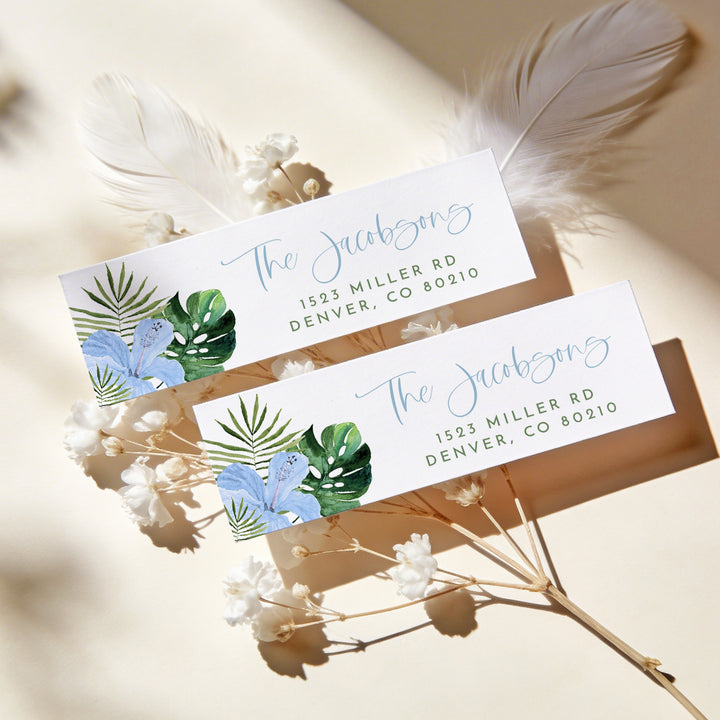 LALANI Aloha Baby Tropical Return Address Label