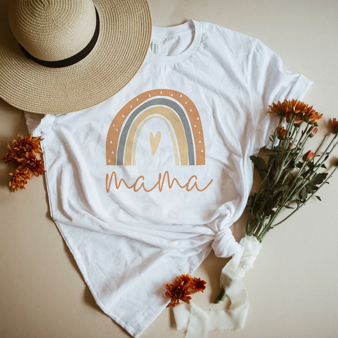 ANSLEY Boho Terracotta Rainbow Mama Shirt