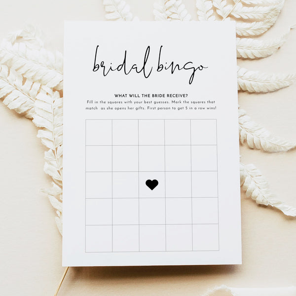 ADELLA Bingo Bridal Shower Game