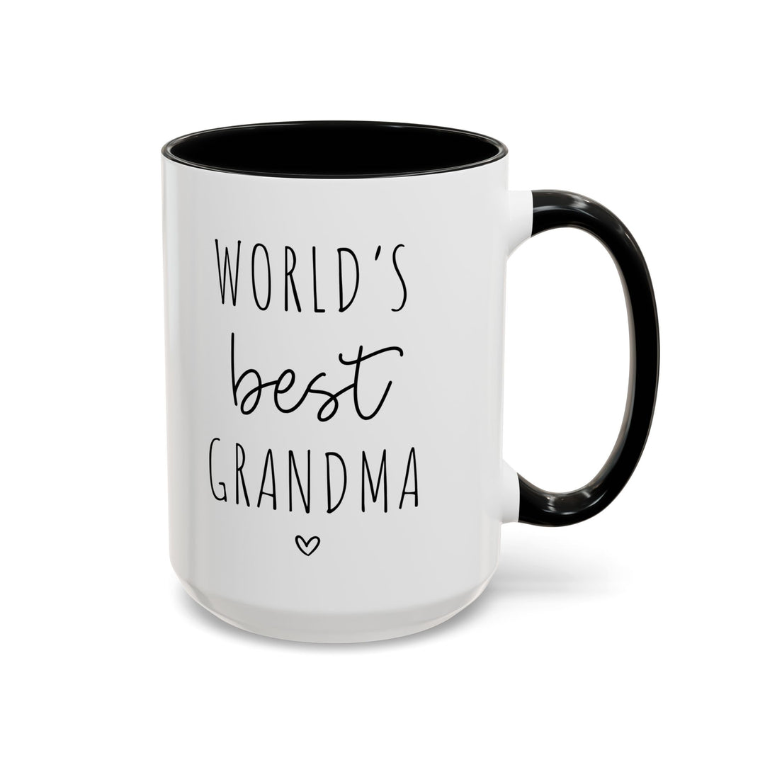 Cute Handwritten World's Best Grandma Coffee Mug