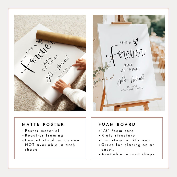 JOLIE Modern Minimalist Wedding or Engagement Party Welcome Sign