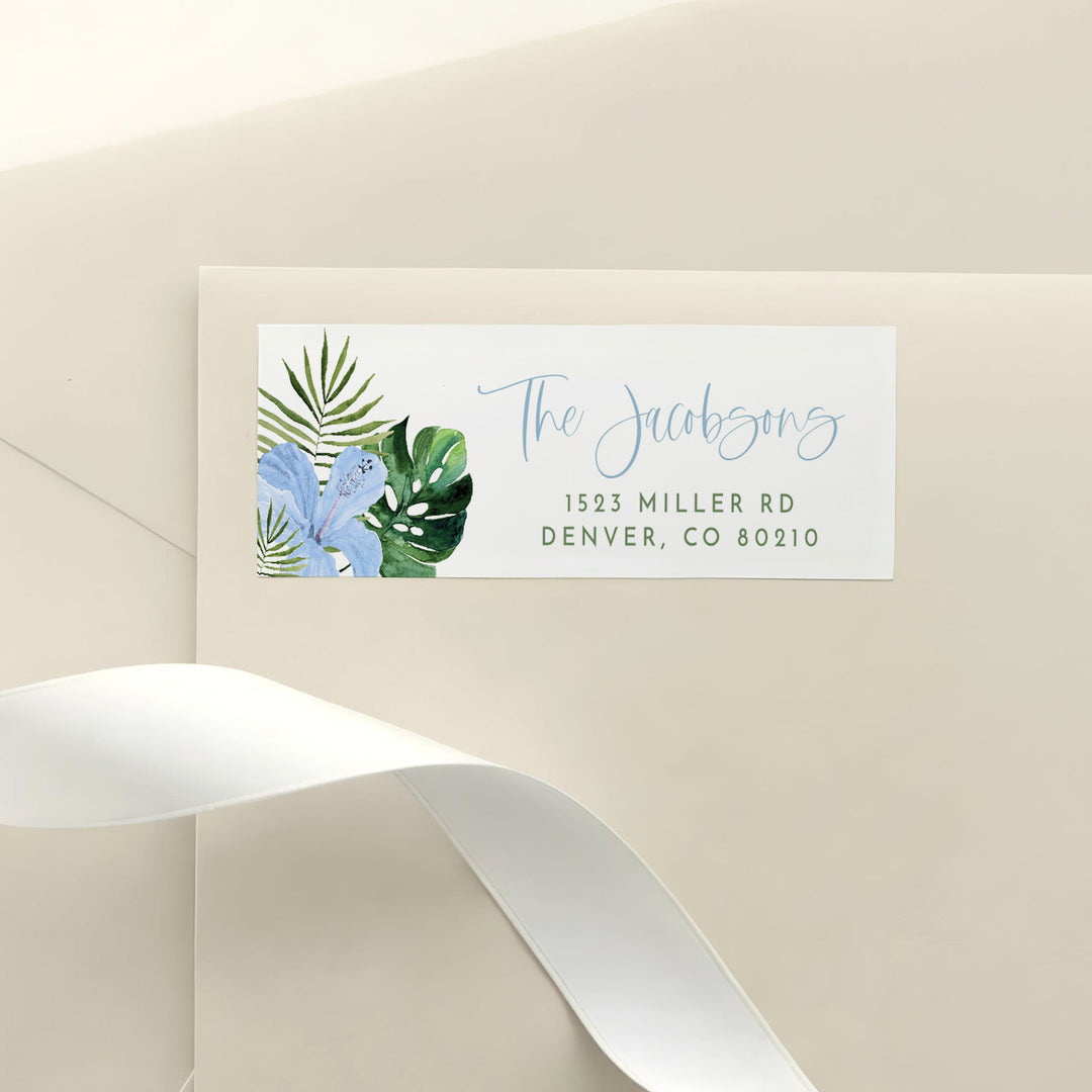 LALANI Aloha Baby Tropical Return Address Label
