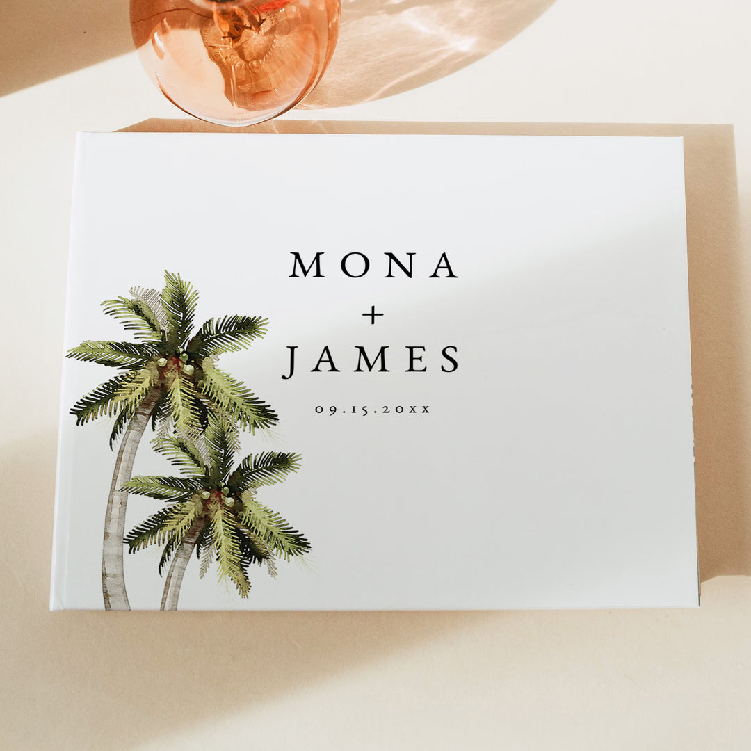 MONA Hawaiian Destination Wedding Guest Book