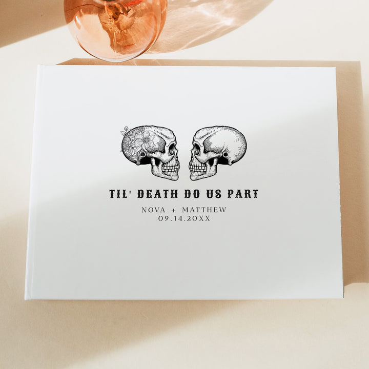 NOVA Til Death Do Us Part Halloween Wedding Guest Book