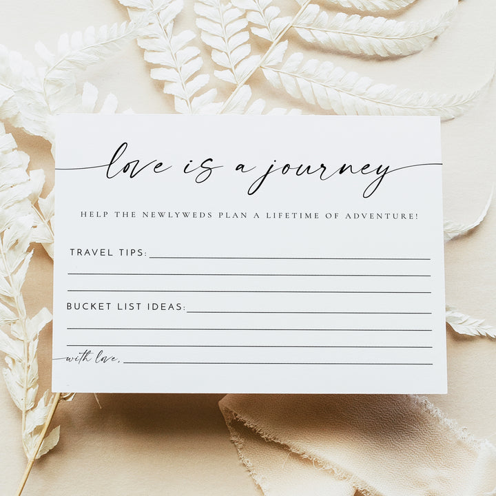BLAIR Love is A Journey Bridal Shower Card