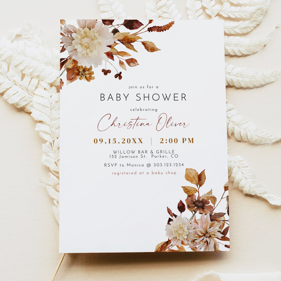 TALIA Baby Shower Invitation