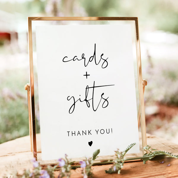 ADELLA Cards and Gifts Sign Unframed