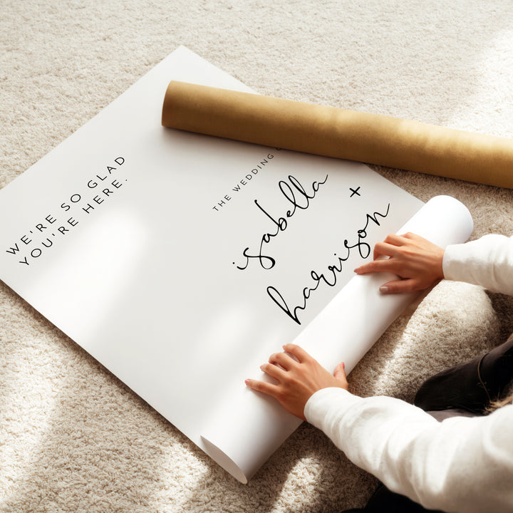 ADELLA Wedding Welcome Sign