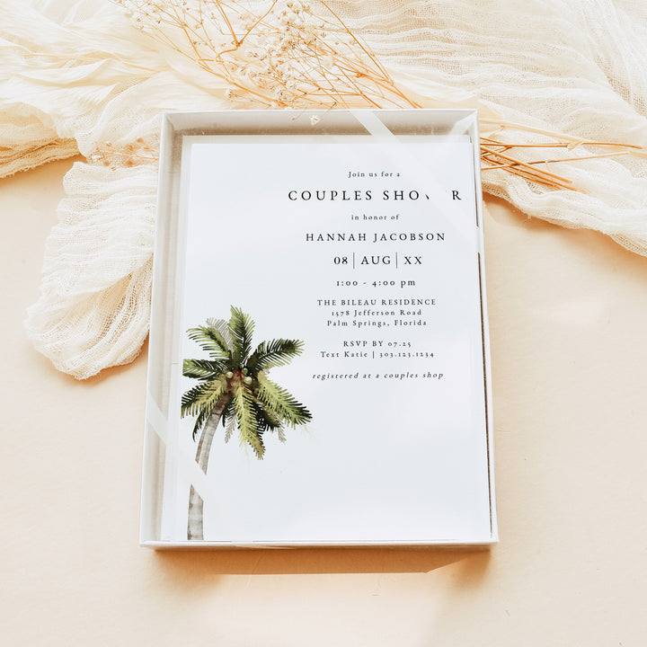 MONA Hawaii Luau Couples Shower Invitation