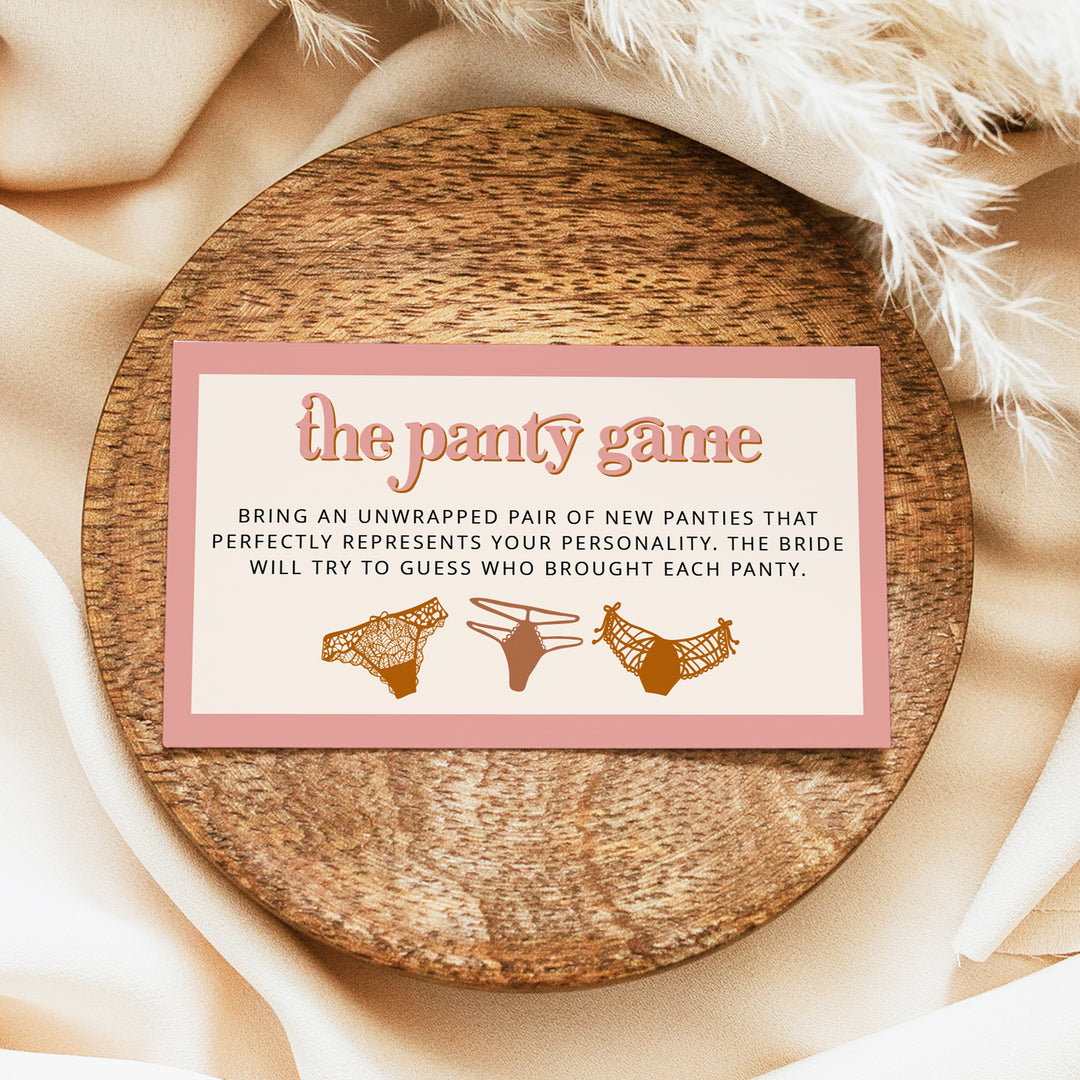 TRIXIE Retro Panty Drop Bachelorette Game