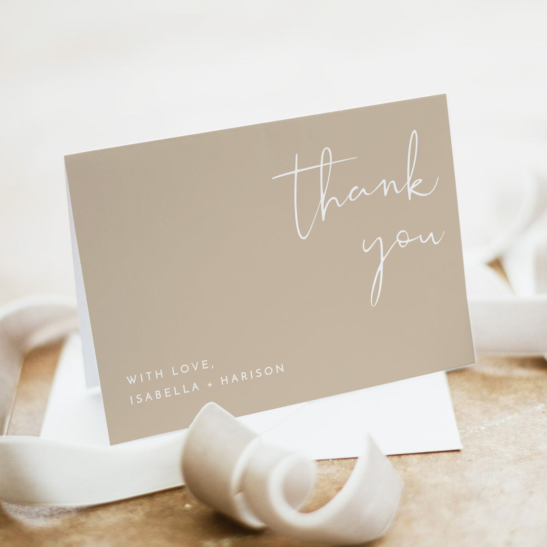 INDIE Beige Gender Neutral Baby Shower Invitation Suite