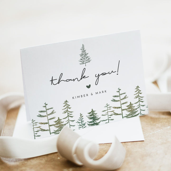 TIMBER Minimalist Woodland Baby Shower Invitation Bundle with Photo