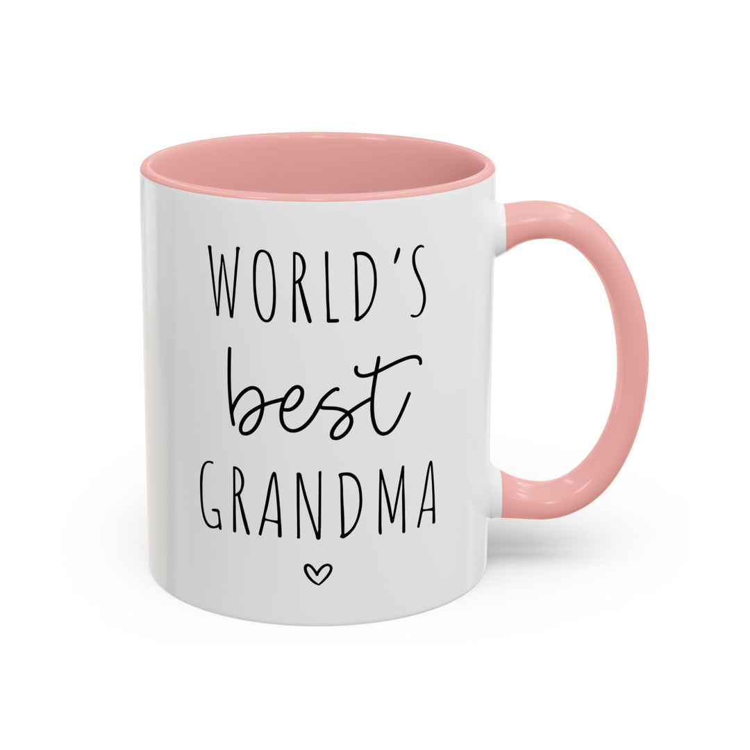 Cute Handwritten World's Best Grandma Coffee Mug