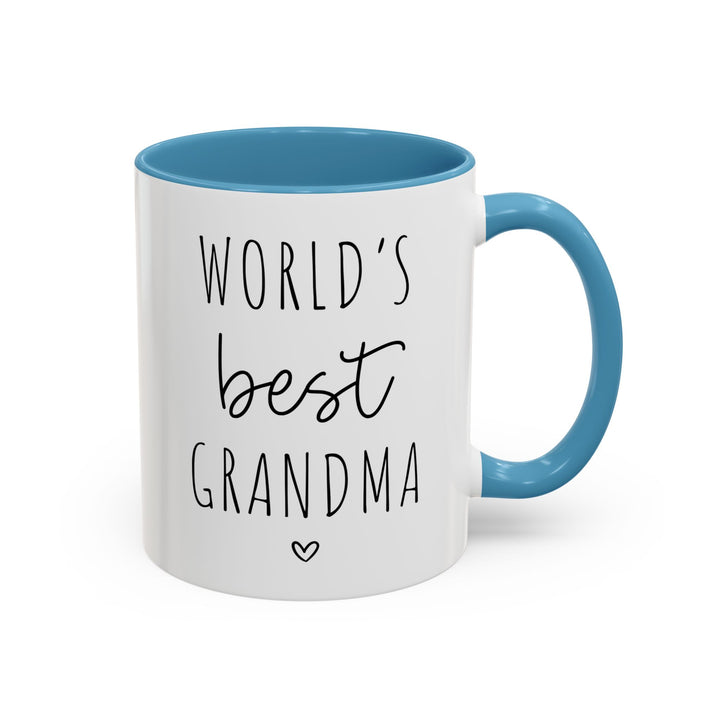 Cute Handwritten World's Best Grandma Coffee Mug