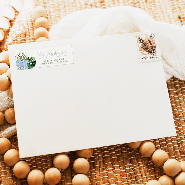 LALANI Aloha Baby Tropical Return Address Label