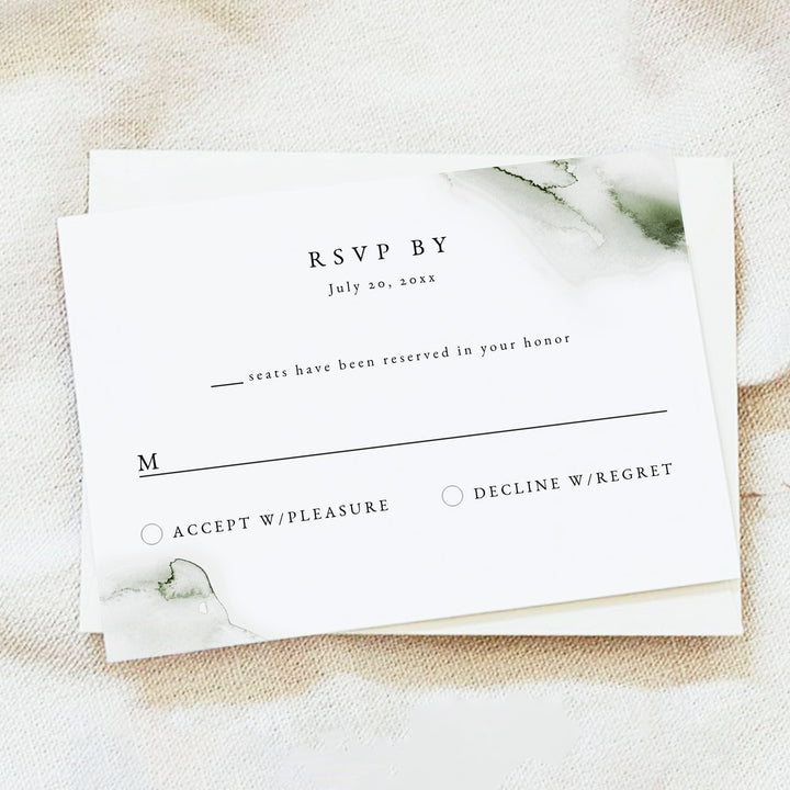 MONA Beach Destination Wedding Invitation Suite with Photo
