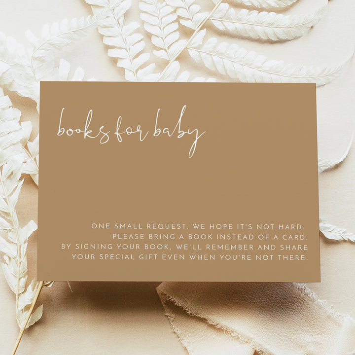 INDIE Beige Gender Neutral Baby Shower Invitation Suite
