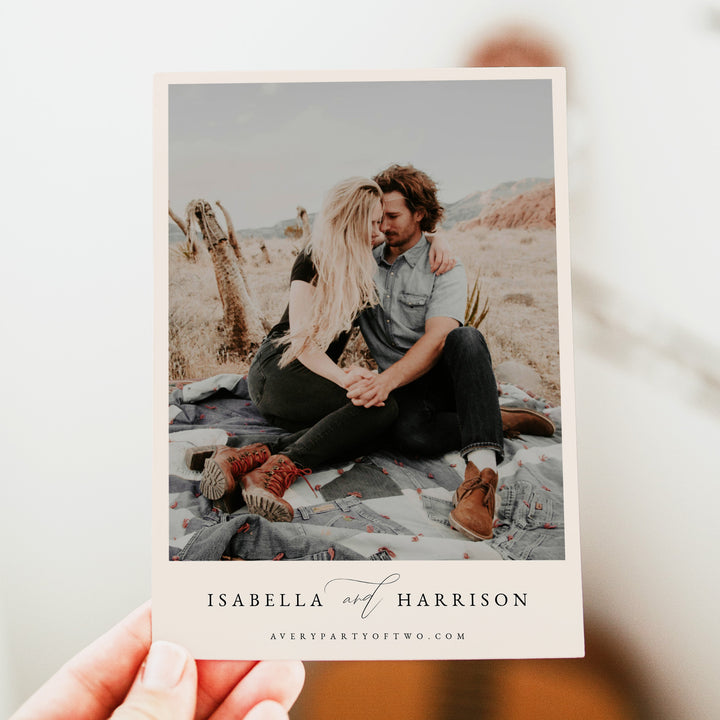 SUPERSTITION MOUNTAIN Desert Wedding Photo Save the Date Cards