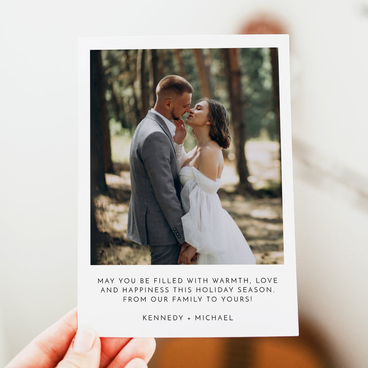 KENNEDY Merry and Married Personalized Christmas Photo Cards