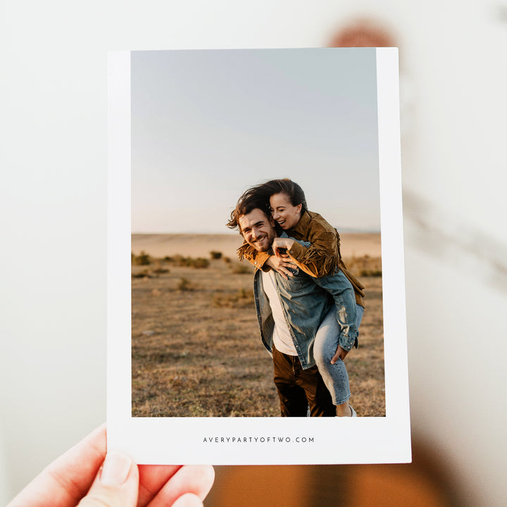 JOLIE Modern Rehearsal Dinner Invitation with Photo