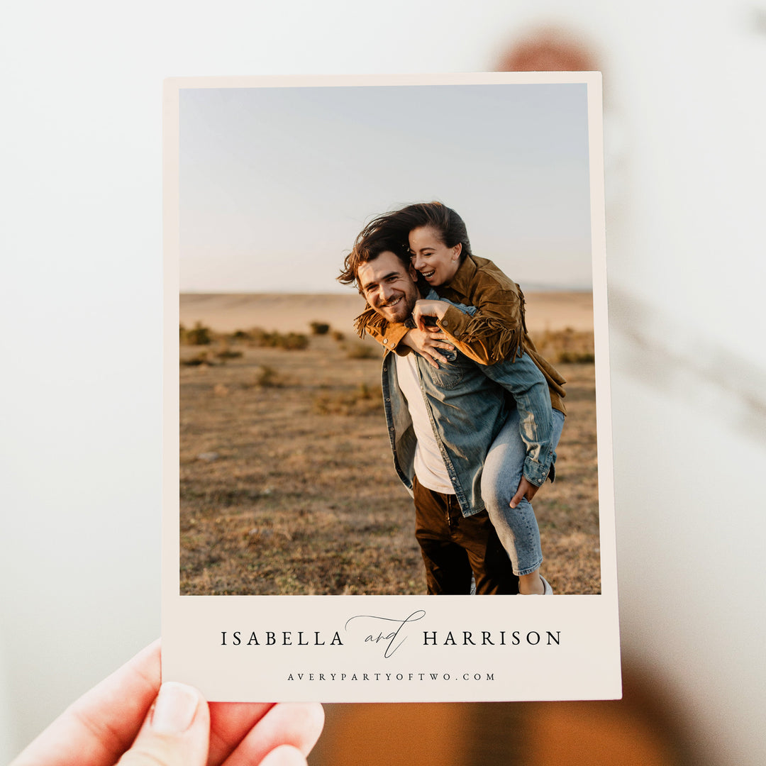 SEDONA Arizona Destination Wedding Photo Save the Date Invitation