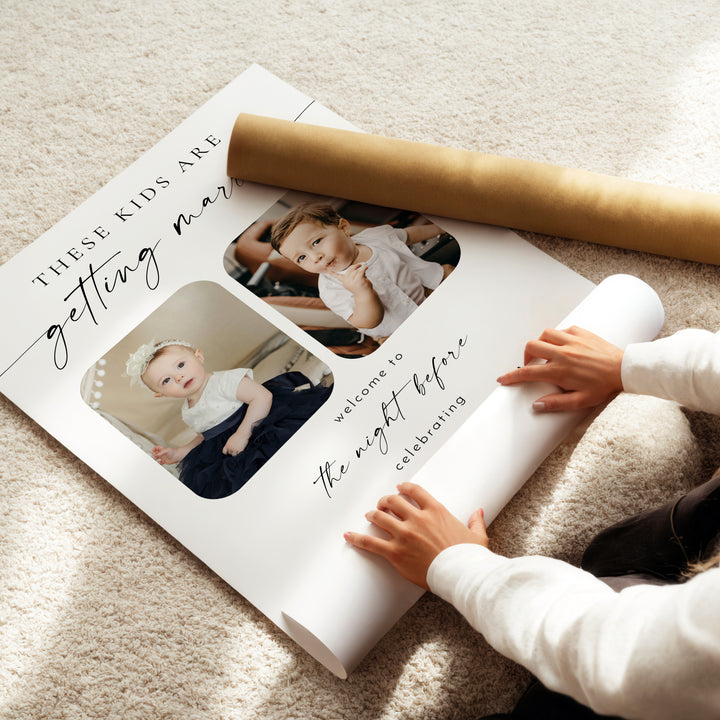 BLAIR These Kids Are Getting Married Wedding Rehearsal Dinner Sign