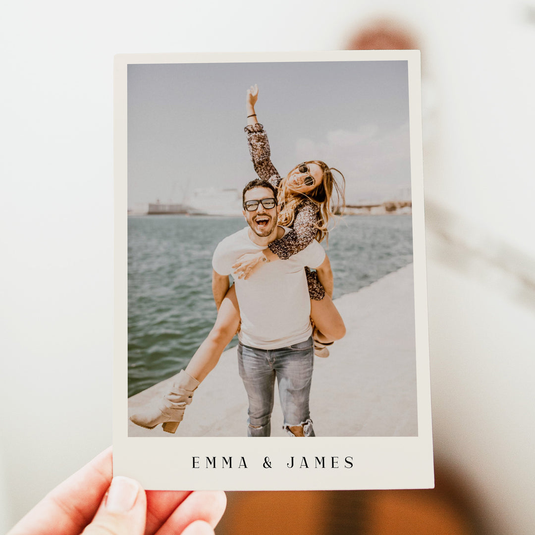 CHARLIE Bubbles and Brews Couples Wedding Shower Invitations with Photo