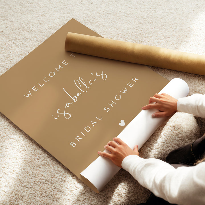 INDIE Modern Boho Terracotta Bridal Shower Sign