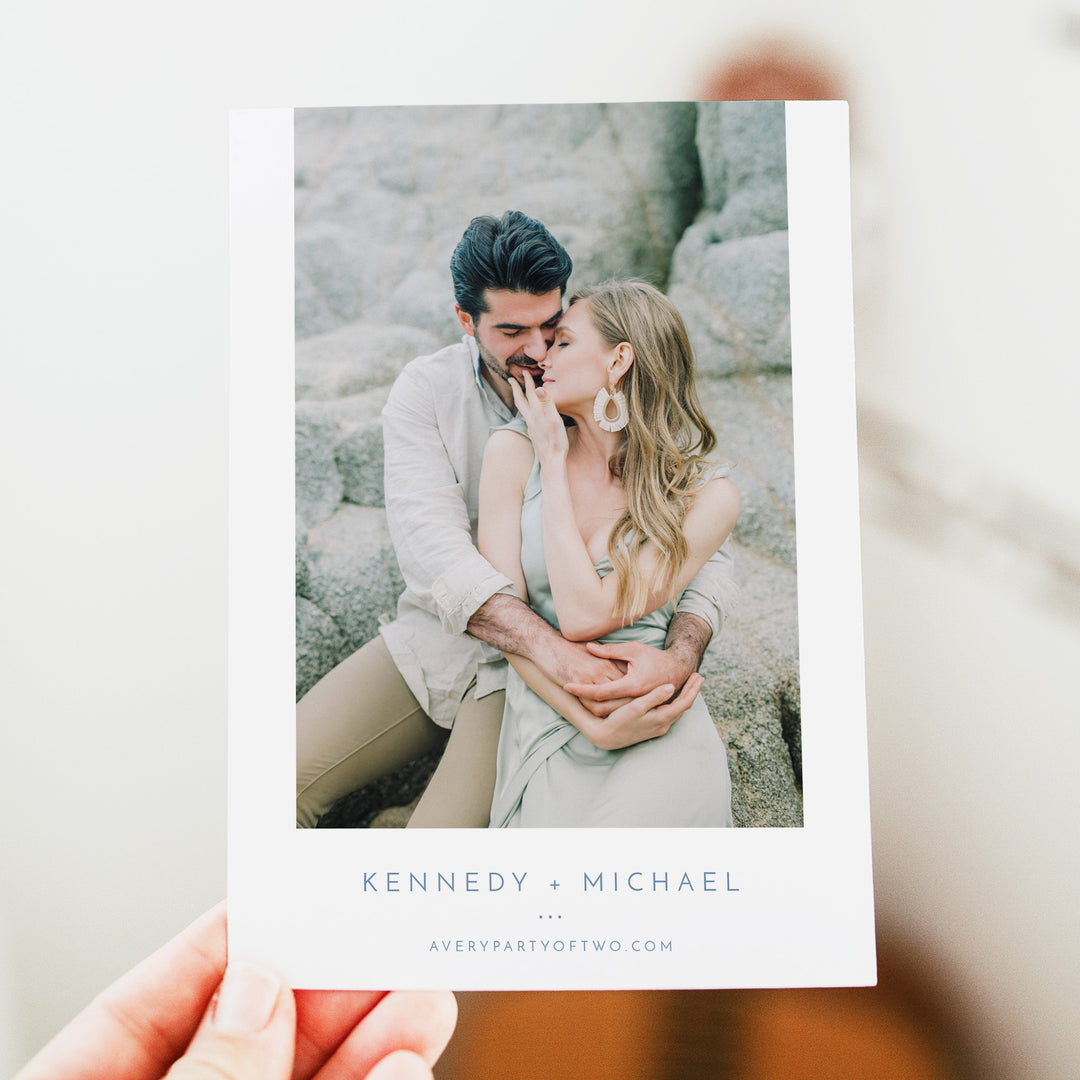 KENNEDY The Night Before Sky Blue Wedding Rehearsal Dinner Invitation
