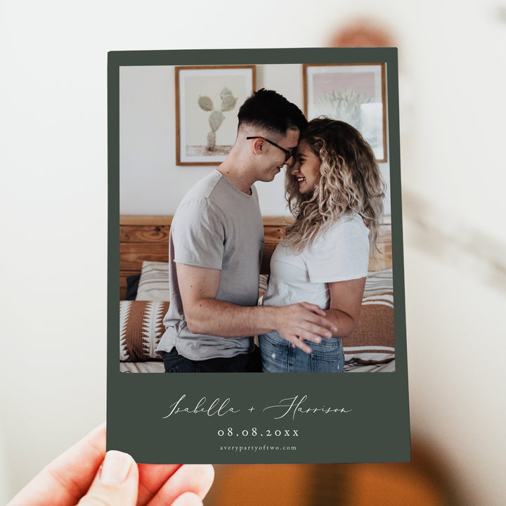ELEANOR Modern Desert Wedding Invitations with Photo