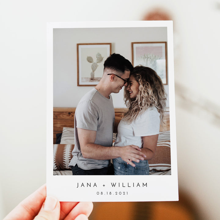 KENNEDY Modern Bohemian Photo Wedding Invitation