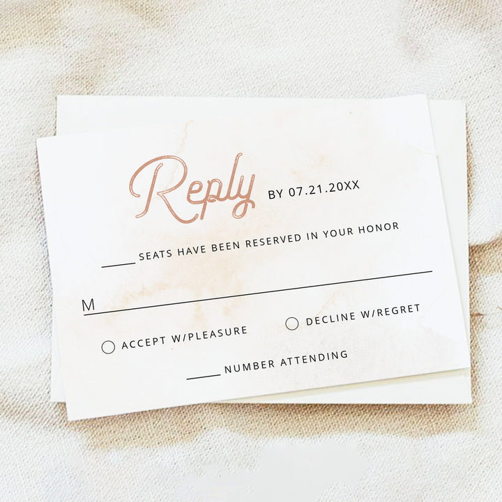 NANI Vintage Hawaiian Destination Wedding Invitation Suite