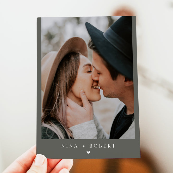 NINA They're Engaged Olive Green Boho Engagement Party Invitations
