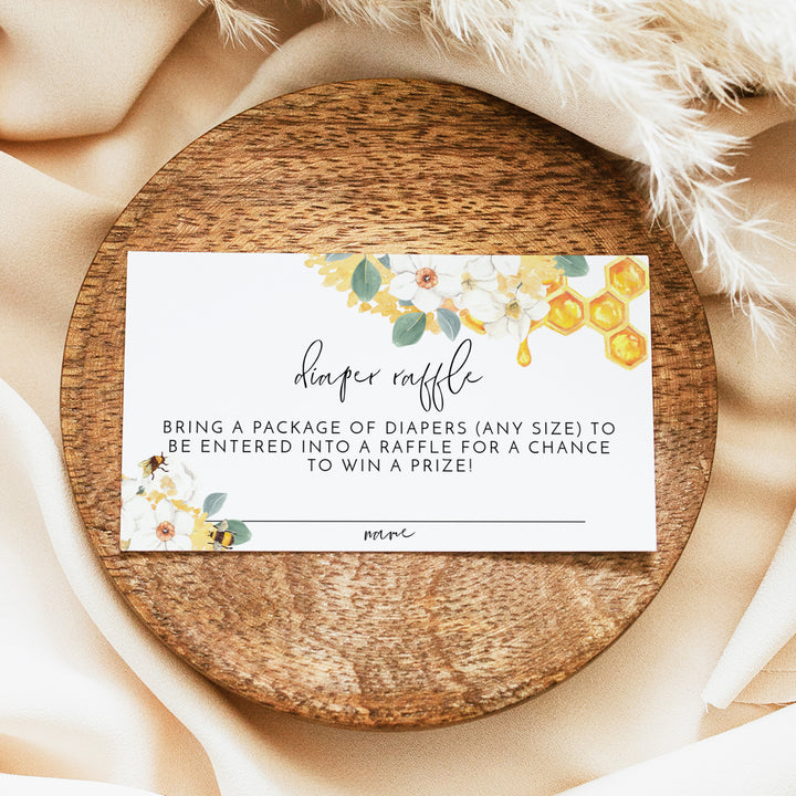 ROMY Sweet as Can Bee Boho Floral Baby Shower Invitation Bundle
