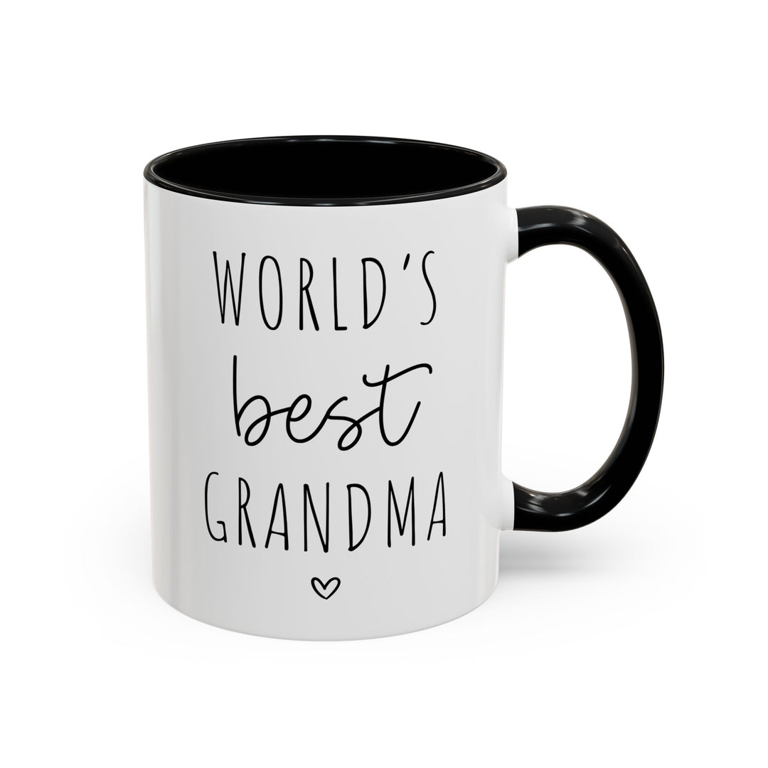 Cute Handwritten World's Best Grandma Coffee Mug